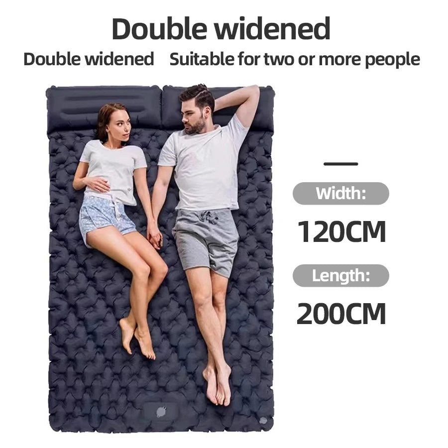 Lightweight Double Inflatable Cushion for Outdoor and Travel