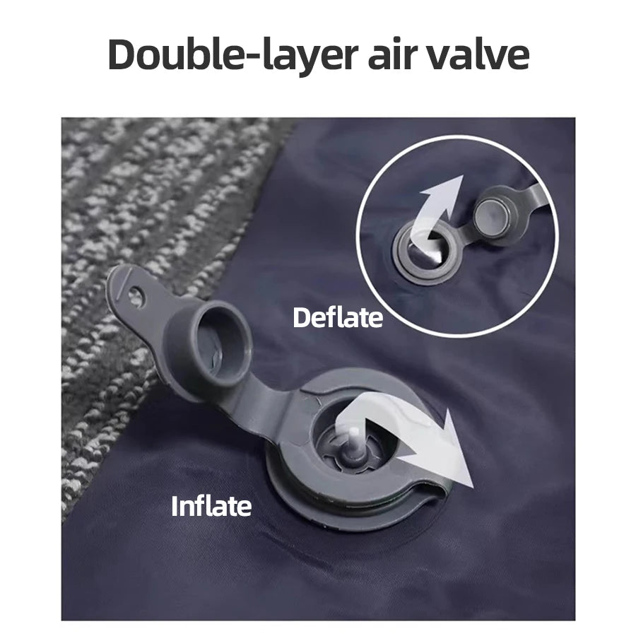 Lightweight Double Inflatable Cushion for Outdoor and Travel