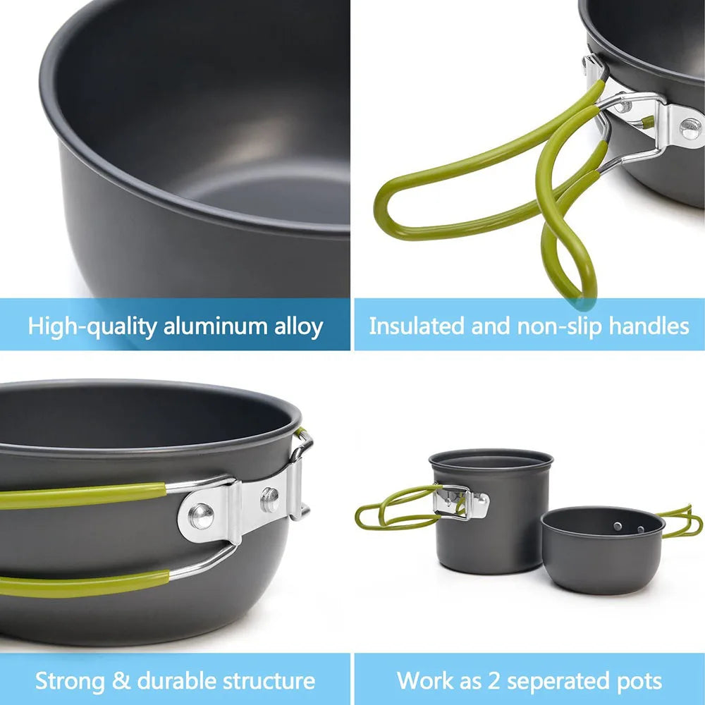 Ultralight Camping Cookware Set