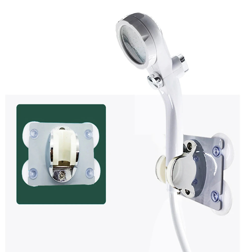 Portable Outdoor Shower with Built-In Temperature Display and Rechargeable Pump