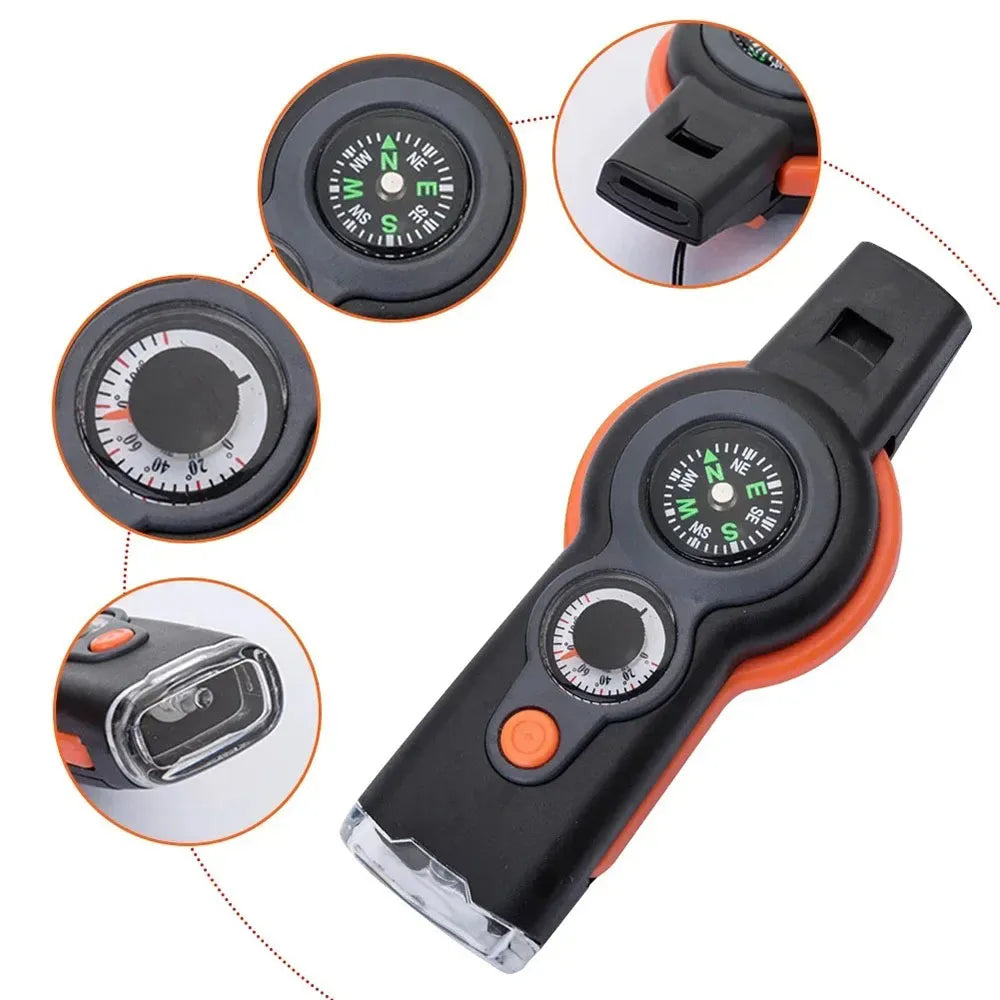 7in1 Multifunctional Survival Whistle