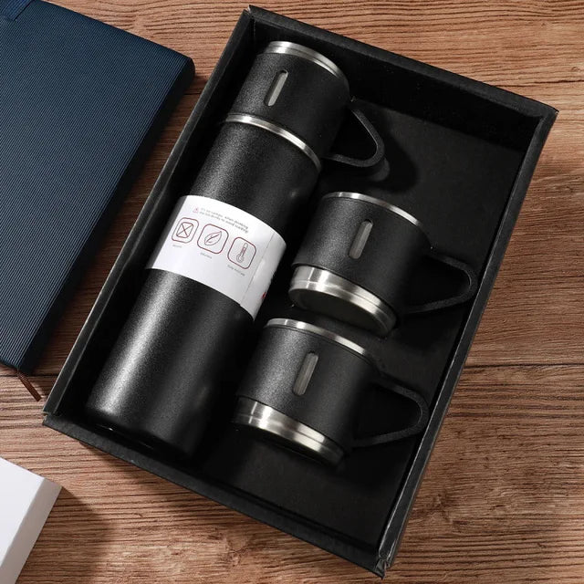 Double-layer Stainless Steel Insulated Cup Set