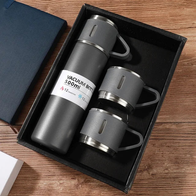 Double-layer Stainless Steel Insulated Cup Set