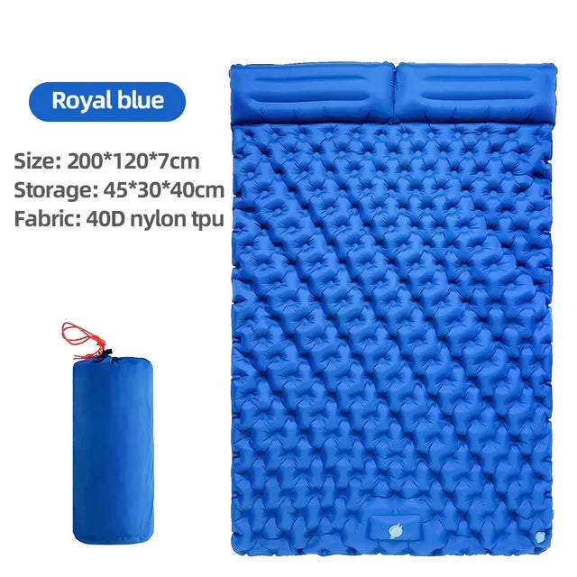 Lightweight Double Inflatable Cushion for Outdoor and Travel