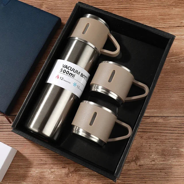 Double-layer Stainless Steel Insulated Cup Set