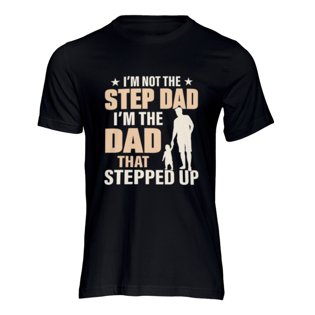Step Dad Black Men's T-Shirt