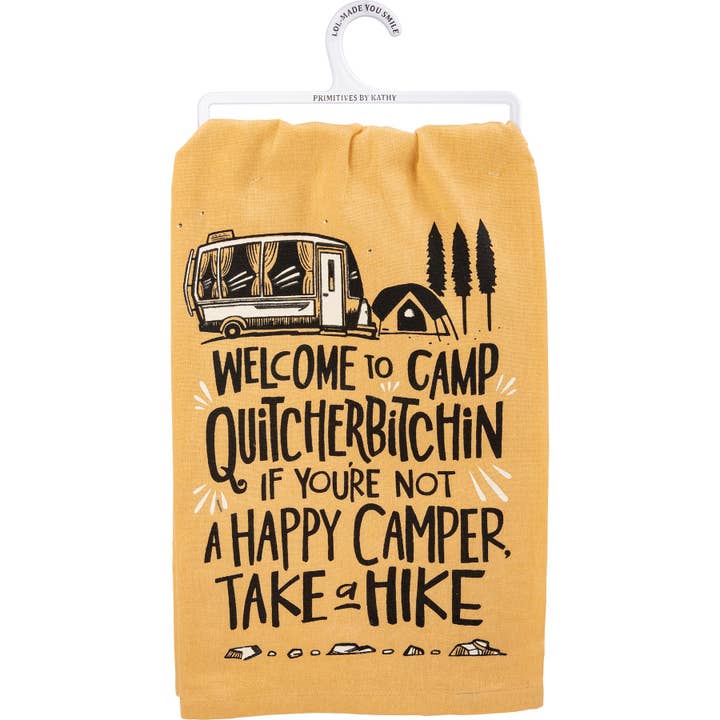 Welcome To Camp Kitchen Towel