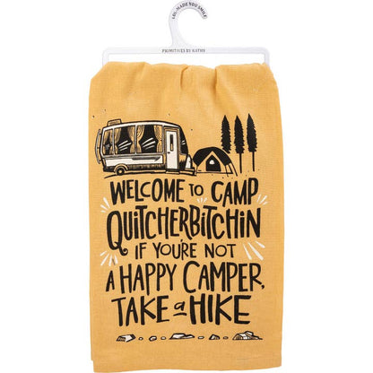 Welcome To Camp Kitchen Towel