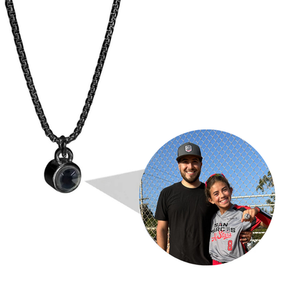 Personalized Circle Photo Necklace