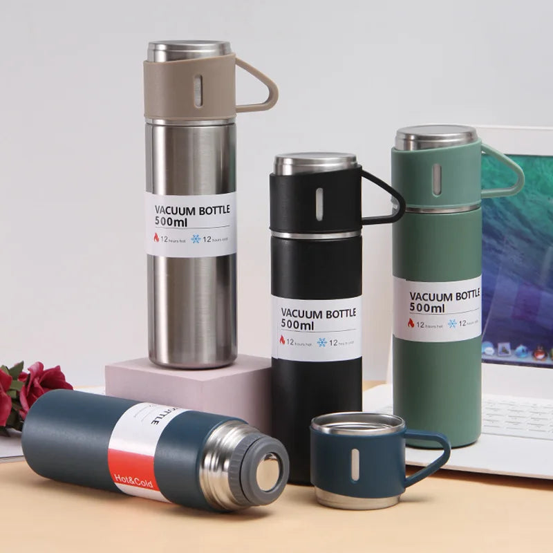 Double-layer Stainless Steel Insulated Cup Set