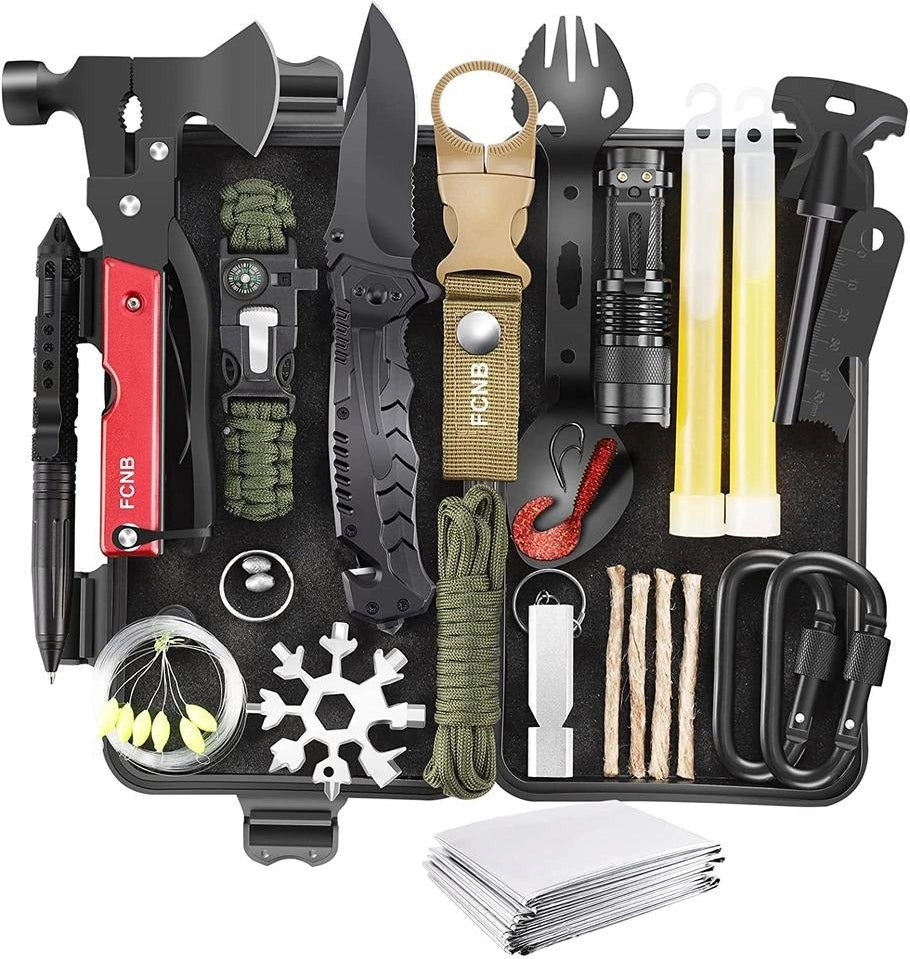 CAMPING SURVIVAL KIT - HIGH QUALITY - PERFECT GIFT - Tactical Dad