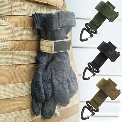 Tactical Glove Holder Clip with Carabiner