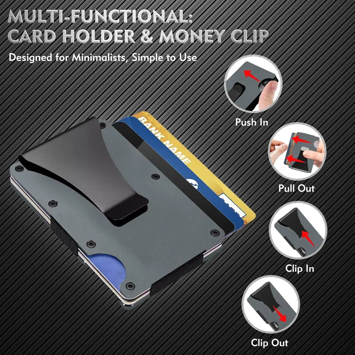 Slim Metal Card Holder