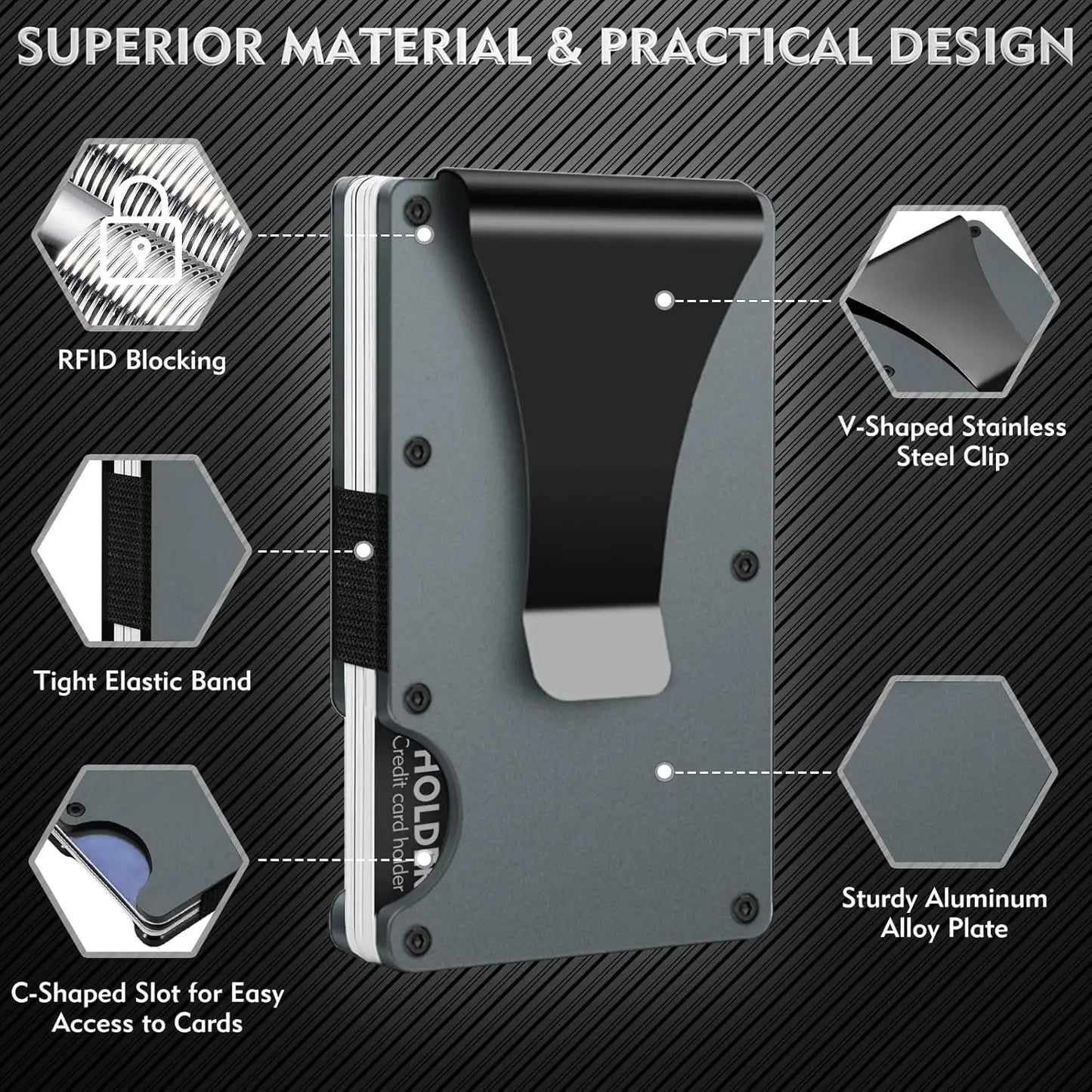 Slim Metal Card Holder