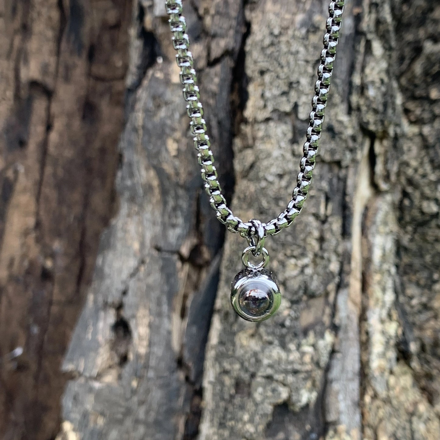Personalized Circle Photo Necklace