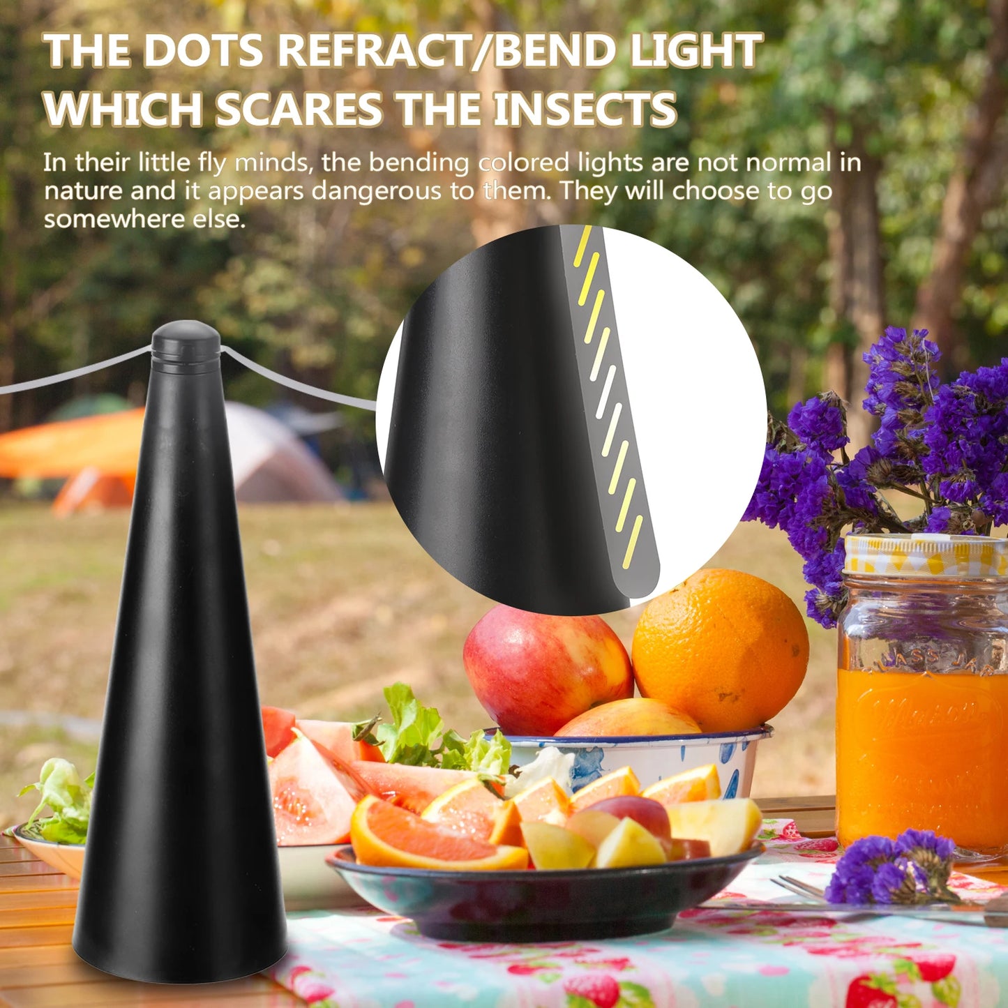 Outdoor Multifunctional Fly Repellent 360° Rotation