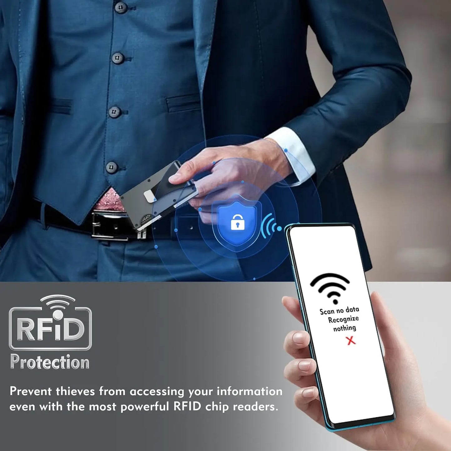 Slim Metal Card Holder