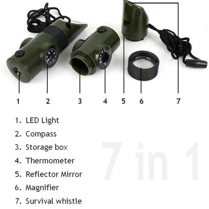 7 in 1 Survival Whistle