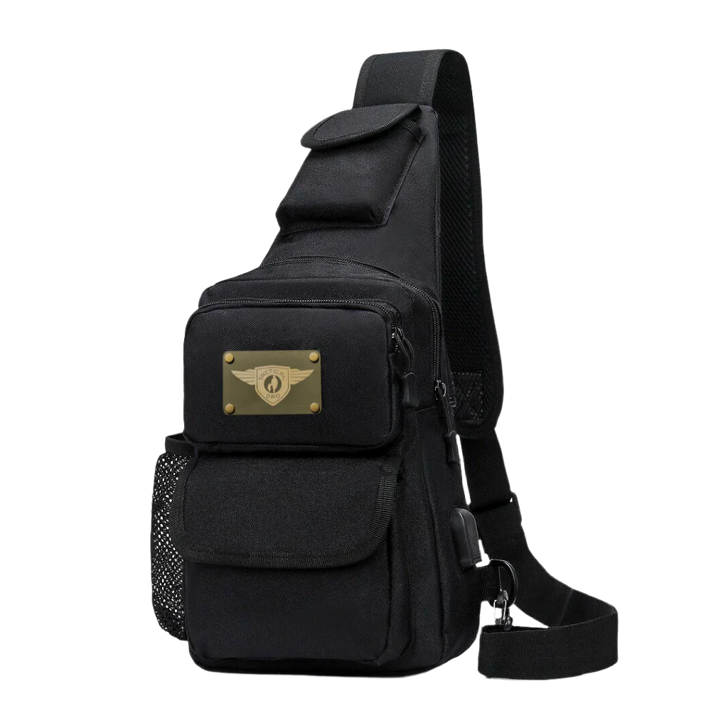 Tactical Multipurpose Black Sling Bag Tactical Dad
