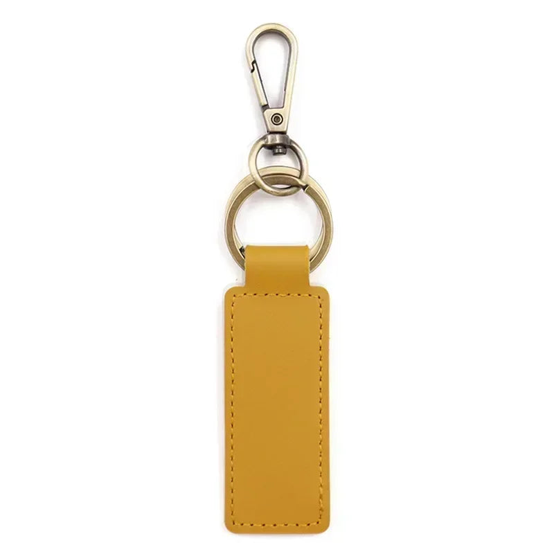 Personalized Leather Keychain