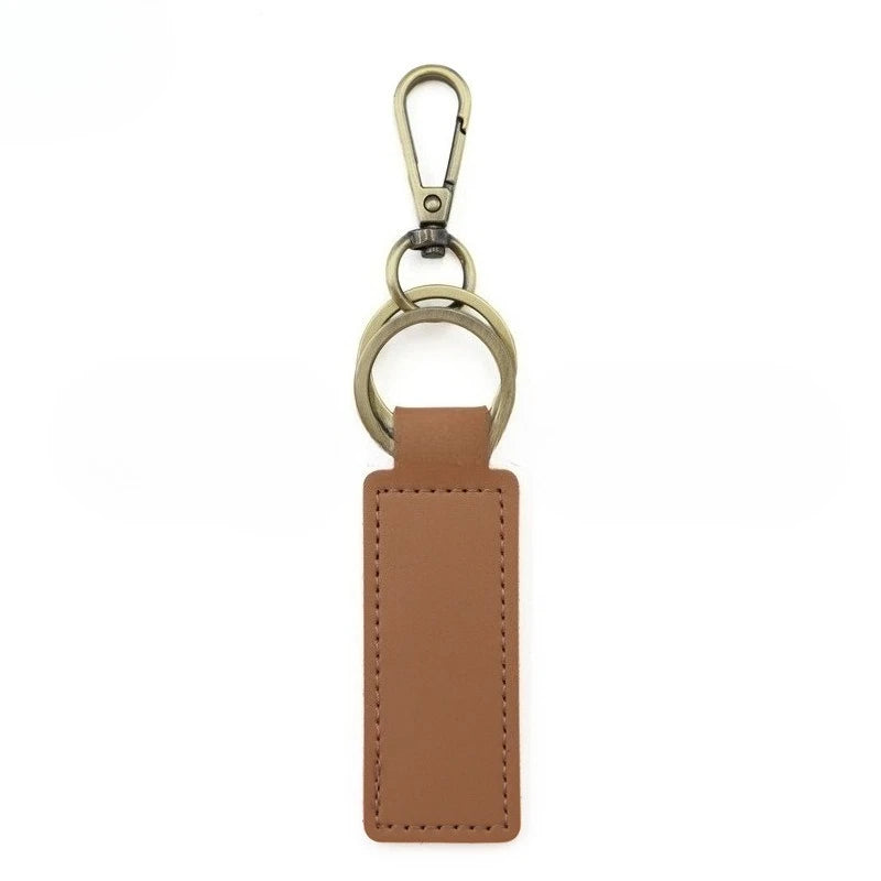 Personalized Leather Keychain
