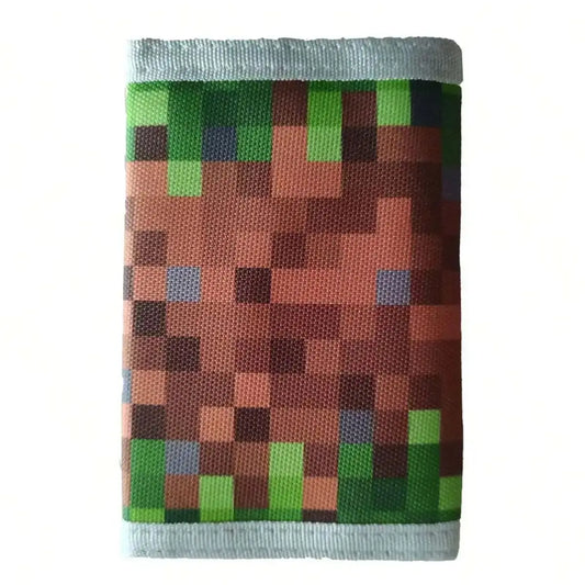 Kids Pixel Block Trifold Wallet
