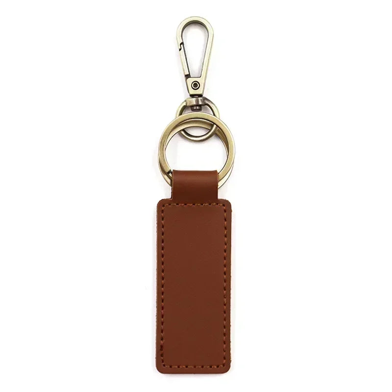 Personalized Leather Keychain