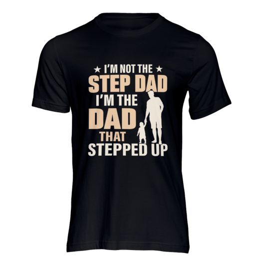 Step Dad Black Men's T-Shirt