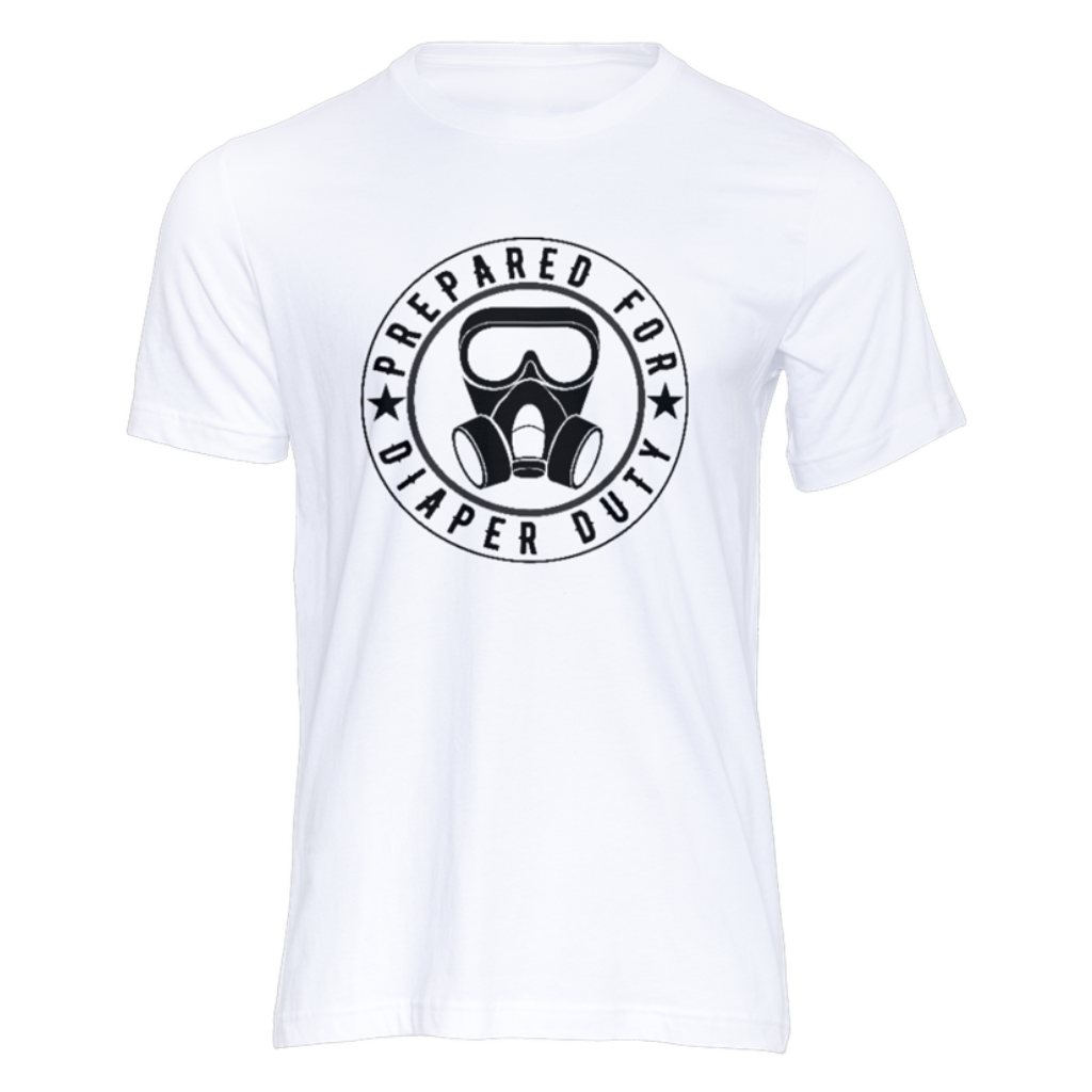 Diaper Duty White Men's T-Shirt