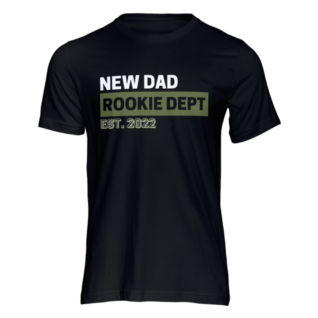New Dad Black Men's T-Shirt
